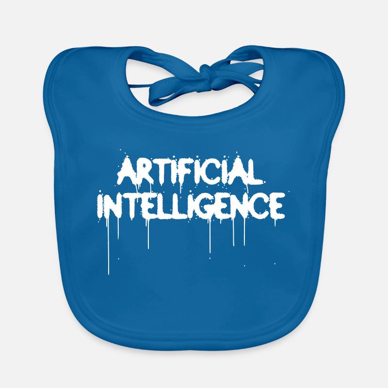 Artificial Intelligence Graffiti AI Baby Bio-Lätzchen