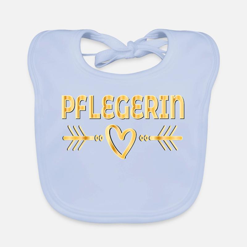 Herz Danke Pflegerin Baby Bio-Lätzchen