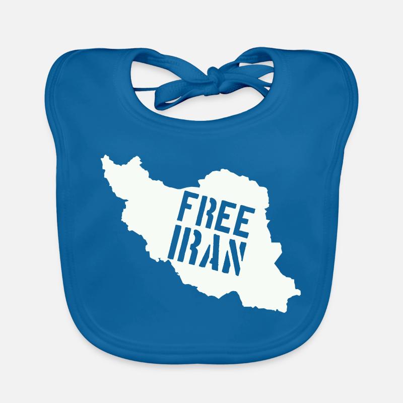 Iran Liberté Iran Libérer l’Iran Bavoir bio Bébé