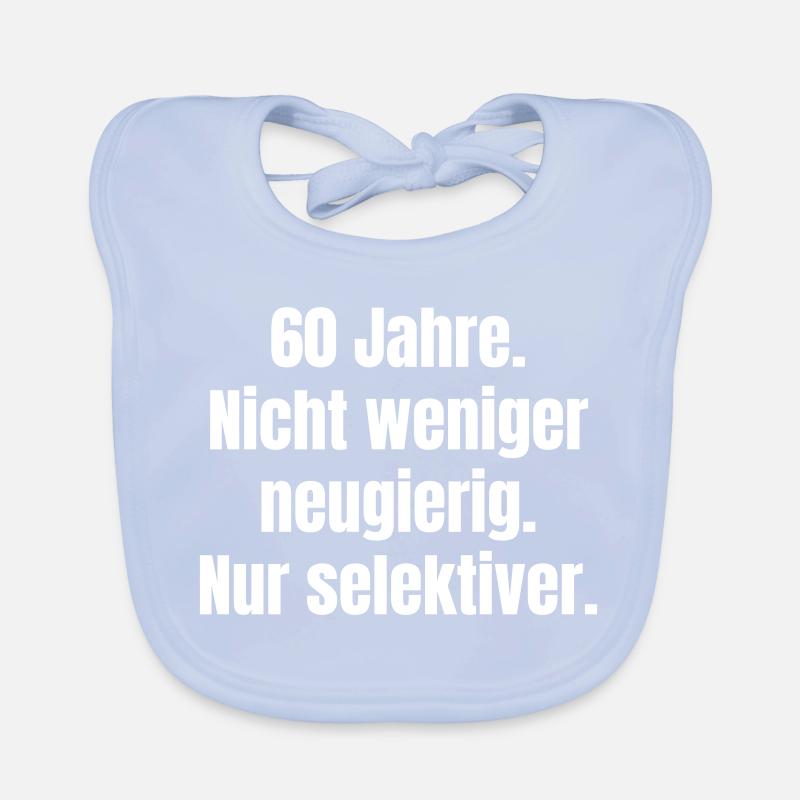 60 years – Curious, selective Organic Baby Bibs