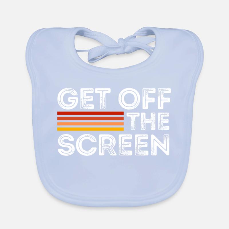 Get Off The Screen Organic Baby Bibs