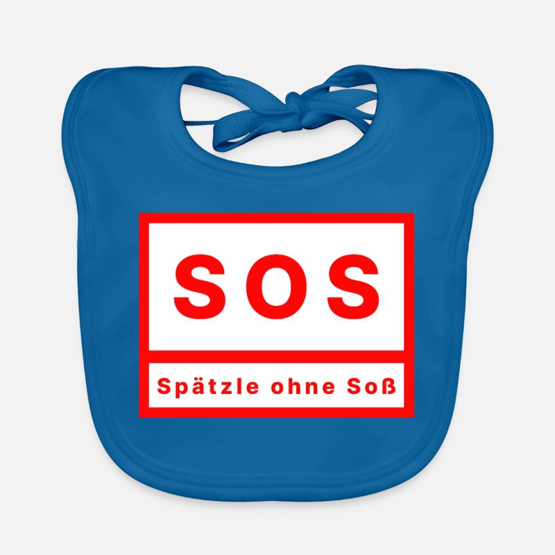 SOS Spätzle without sauce Organic Baby Bibs