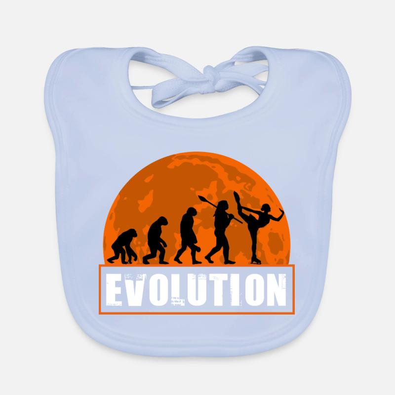 Entwicklung des Retro-Eiskunstläufers Baby Bio-Lätzchen