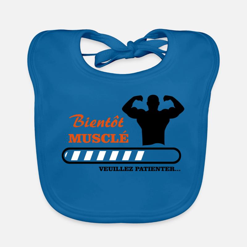 soon to be muscular Organic Baby Bibs