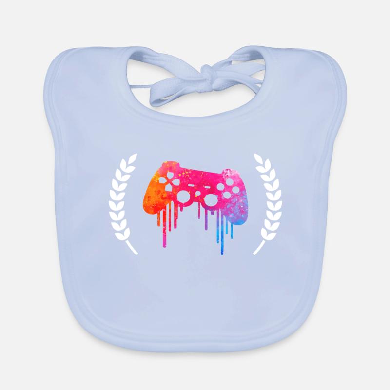 Gaming Organic Baby Bibs