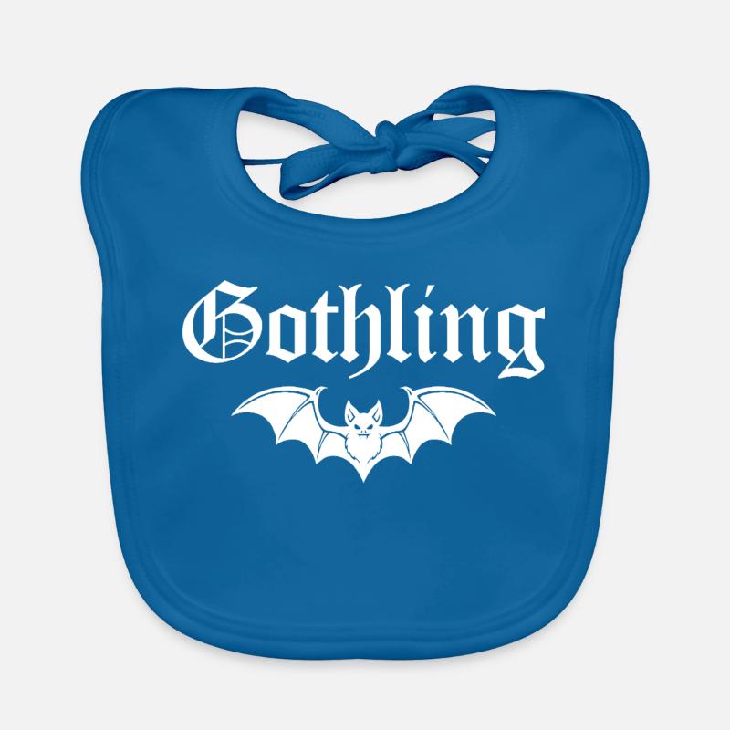 Gothling goth gothique bébé rock Bavoir bio Bébé