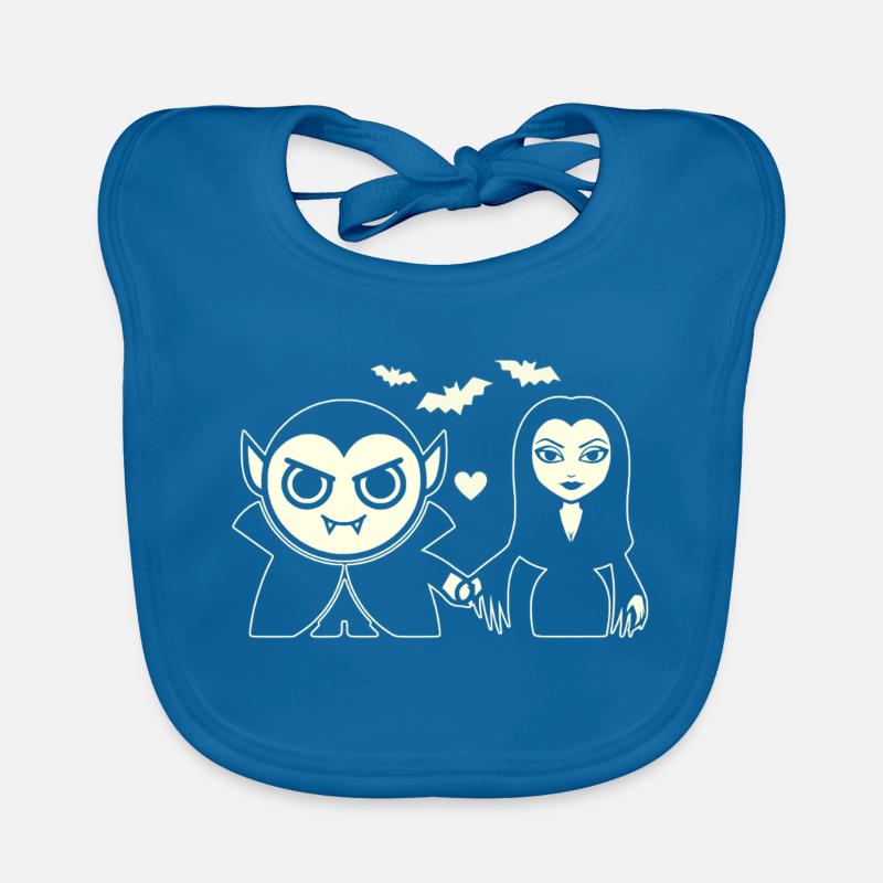 Vampire and Night Vampire Organic Baby Bibs