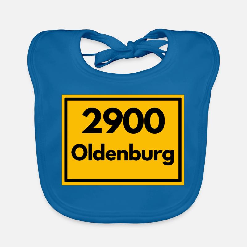 OLD POSTCODE POSTCODE RETRO 2900 OLDENBURG - HANSE Organic Baby Bibs