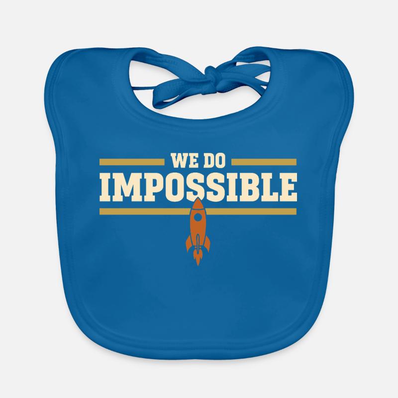 Rocket Science Rocket Scientist Aerospace Organic Baby Bibs