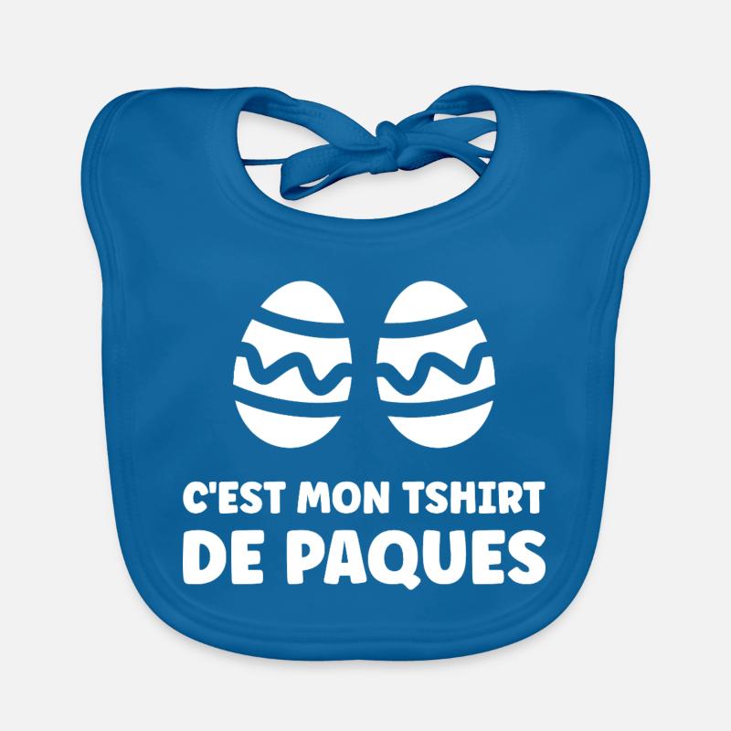 OEUFS DE PAQUES Bavoir bio Bébé