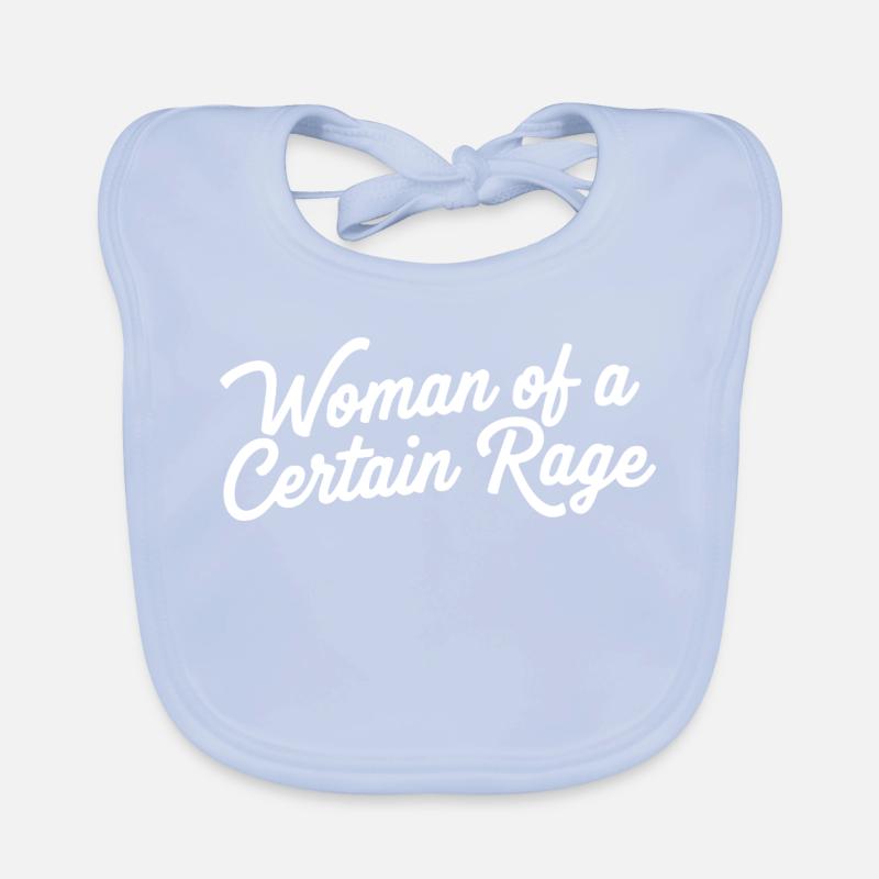Femme d’une certaine rage Déclaration de design Bavoir bio Bébé