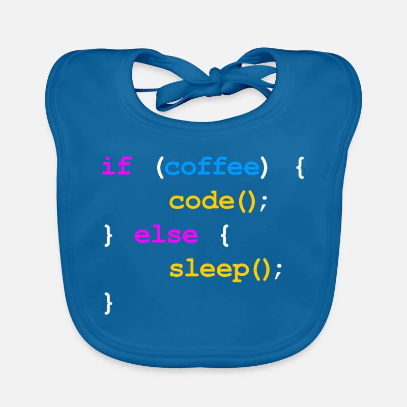 Kein Kaffee Kein Code Programmierer Informatiker Baby Bio-Lätzchen