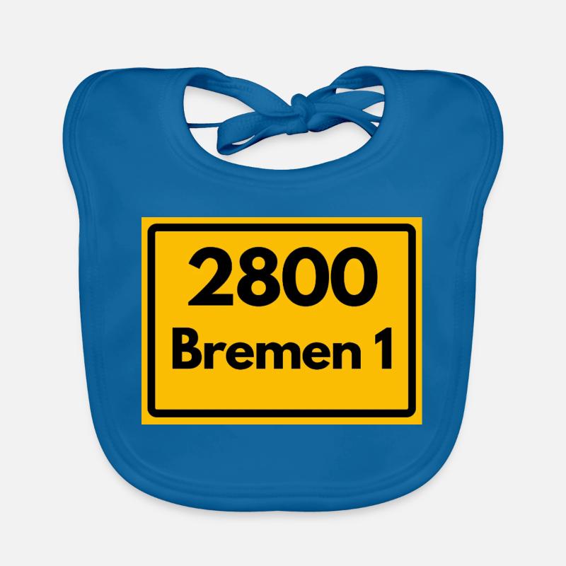 ANCIEN CODE POSTAL RETRO 2800 BREMEN 1 – HANSE Bavoir bio Bébé