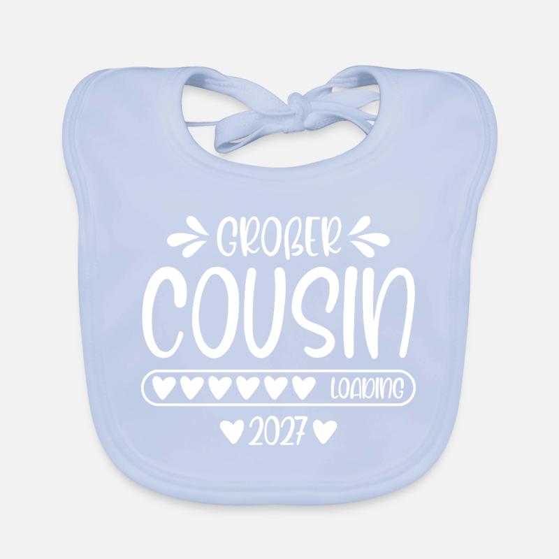 Großer Cousin 2027 loading Baby Bio-Lätzchen