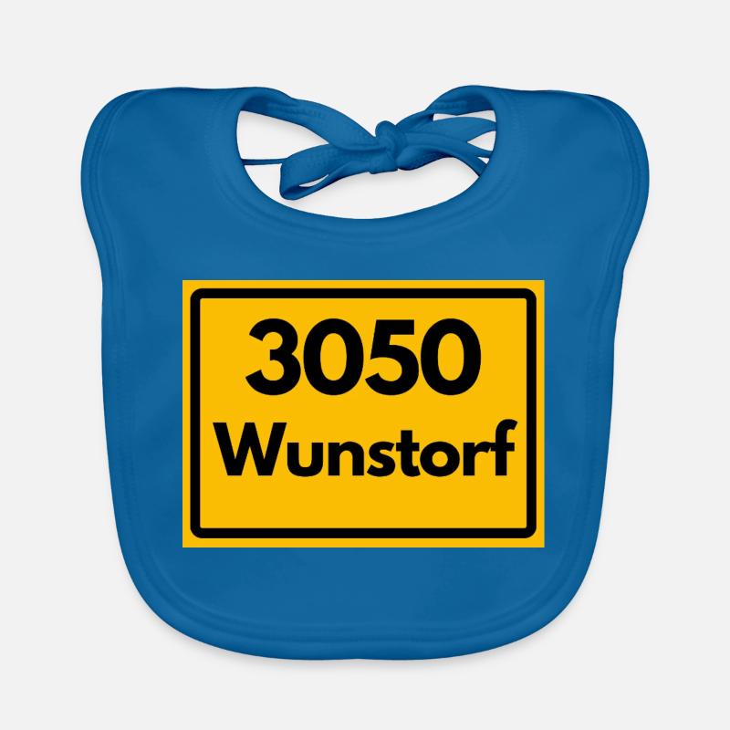 OLD POSTCODE POSTCODE RETRO 3050 WUNSTORF Organic Baby Bibs