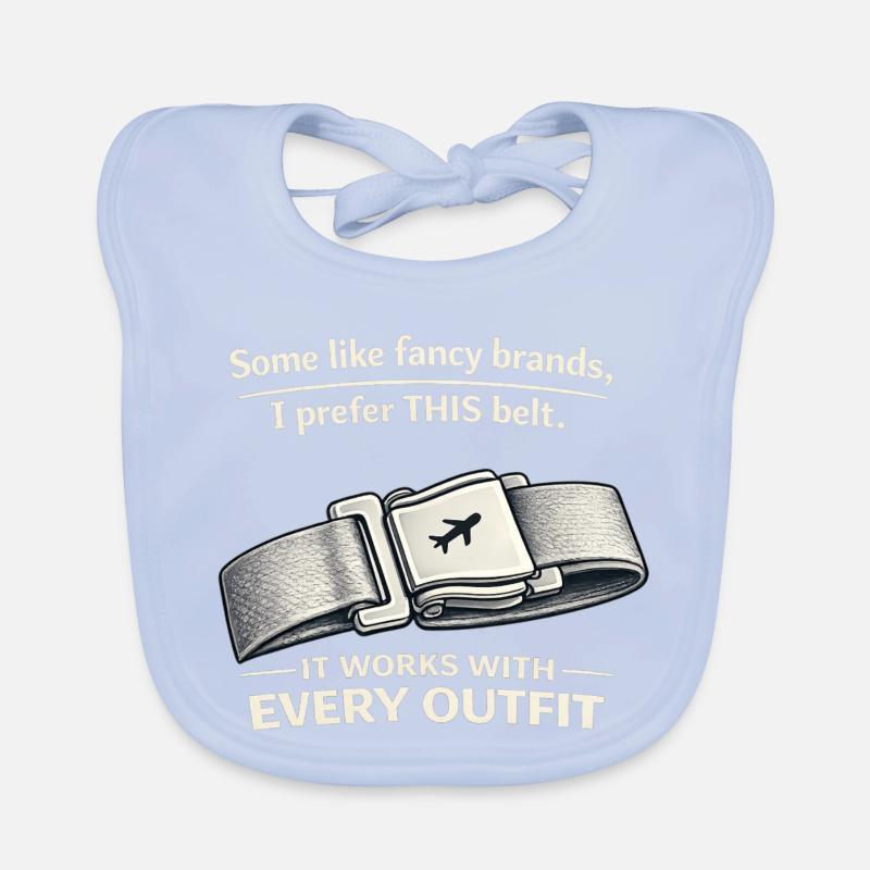 THIS Belt Spruch: Sitzgurt Flugzeug Baby Bio-Lätzchen