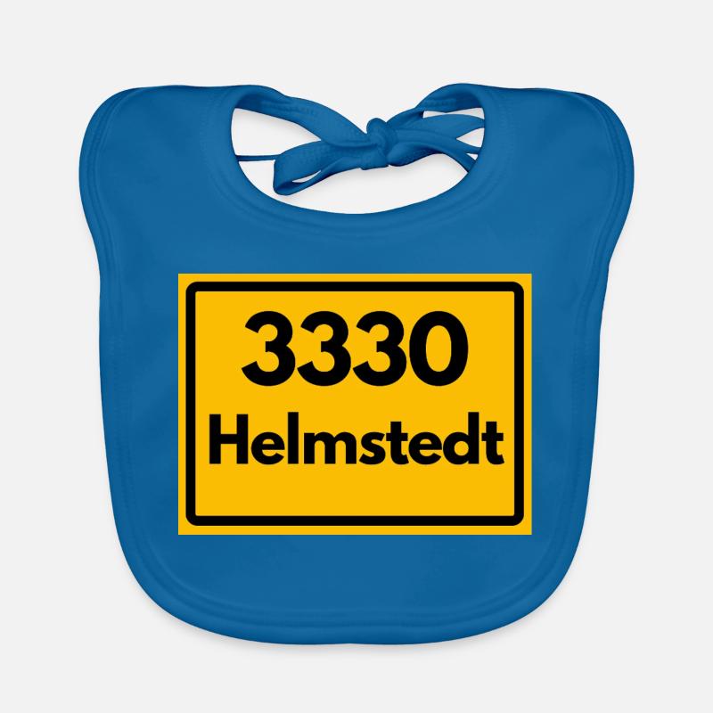 OLD POSTCODE ZIP CODE RETRO 3330 HELMSTEDT JULEUM! Organic Baby Bibs