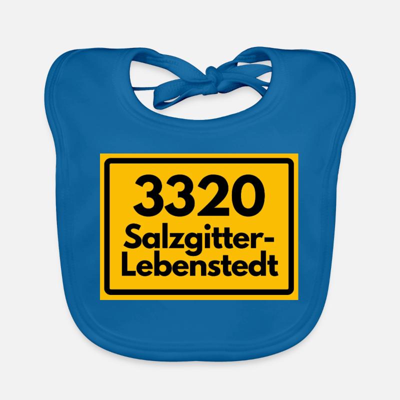 ANCIEN CODE POSTAL RETRO 3320 SALZGITTER Bavoir bio Bébé