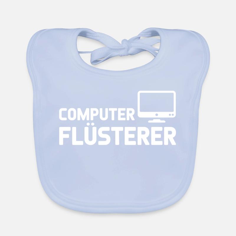 Pixelcomputer Nebula Muster Baby Bio-Lätzchen