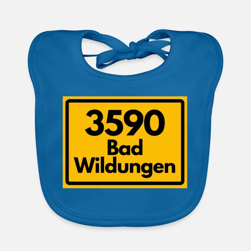ANCIEN CODE POSTAL RETRO 3590 BAD WILDUNGEN Bavoir bio Bébé
