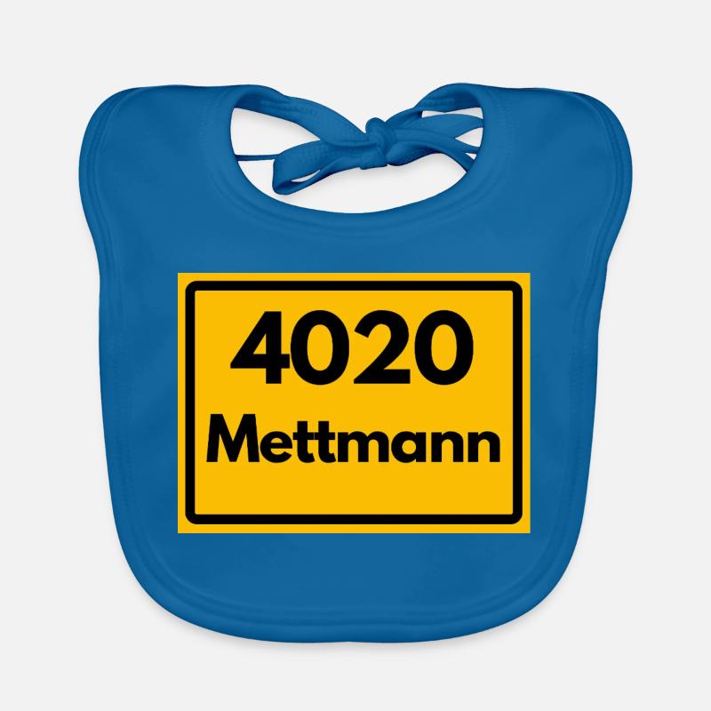 ANCIEN CODE POSTAL RETRO 4020 METTMANN Bavoir bio Bébé