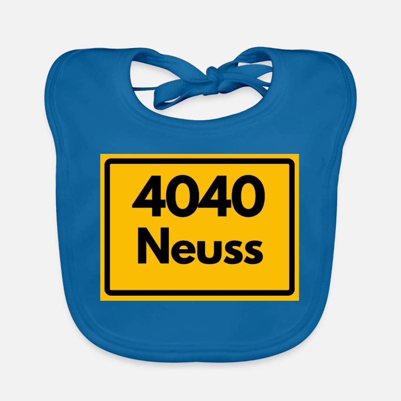 ANCIEN CODE POSTAL RÉTRO 4040 CITY NEUSS Bavoir bio Bébé