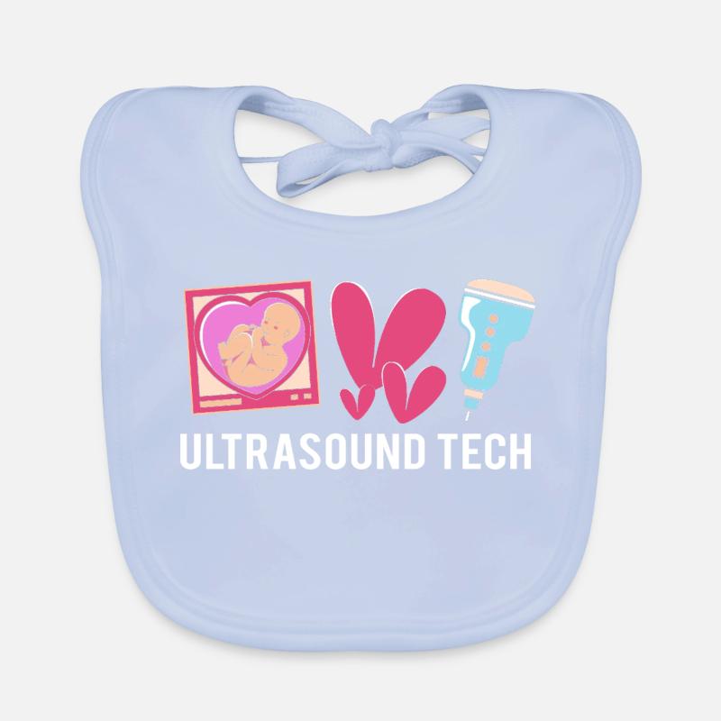 Ultraschall Techniker Ultraschalltechniker Baby Bio-Lätzchen