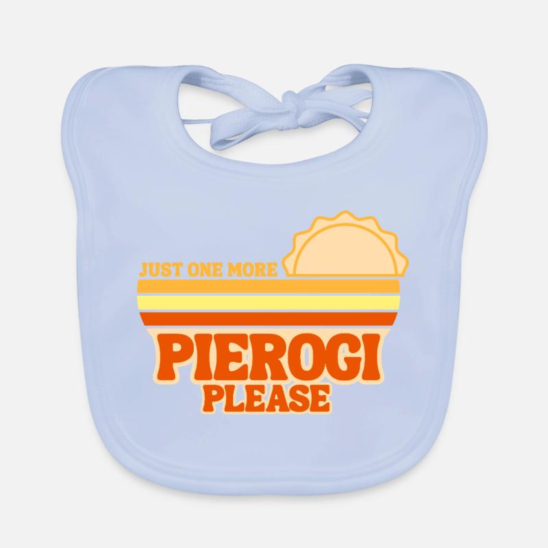 Pierogi Noch ein Knödel, bitte. Polnische Küche Baby Bio-Lätzchen