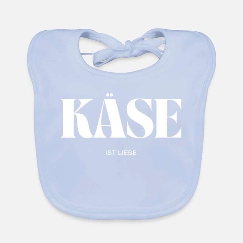 Käse ist Liebe Baby Bio-Lätzchen