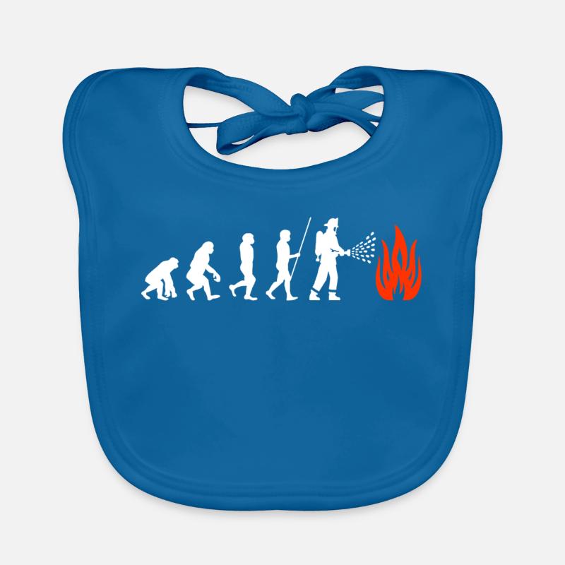 Pompier Évolution de la brigade d’incendie Bavoir bio Bébé