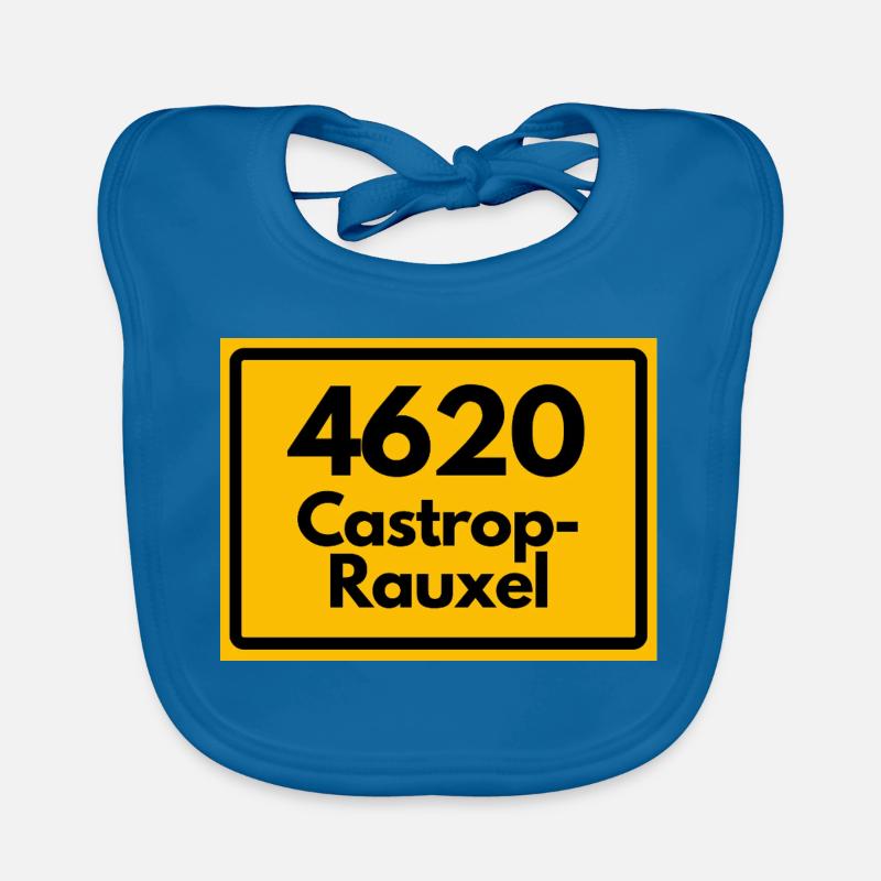 ANCIEN CODE POSTAL RETRO 4620 CASTROP-RAUXEL Bavoir bio Bébé