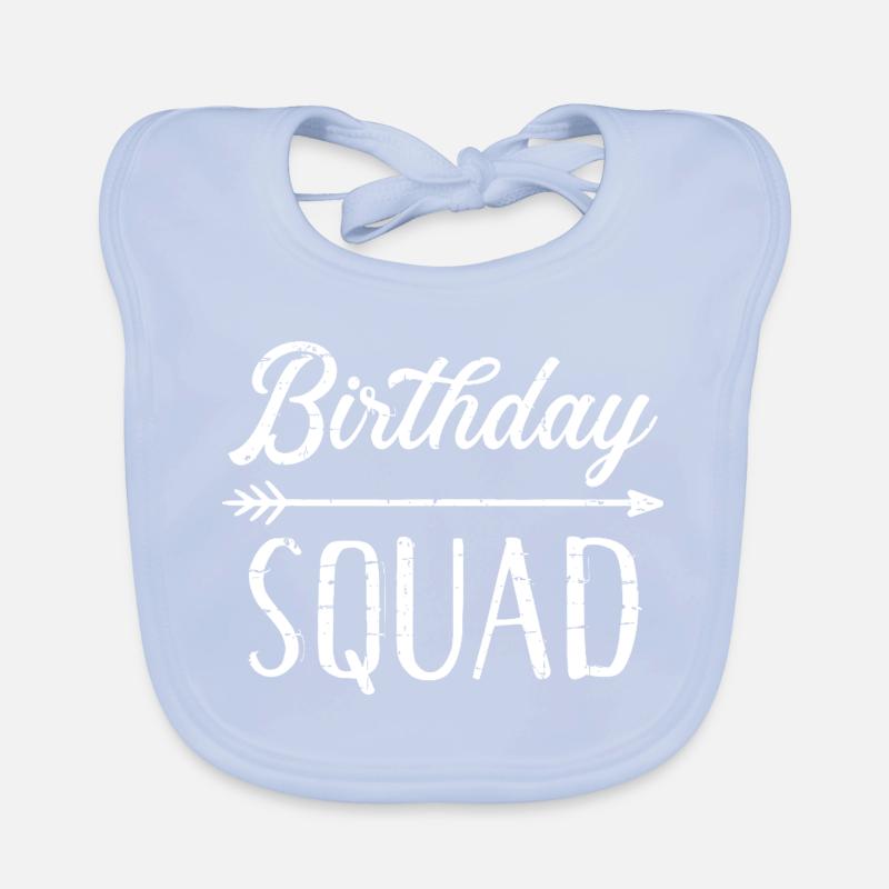 Geburtstagstrupp-Pfeil Baby Bio-Lätzchen