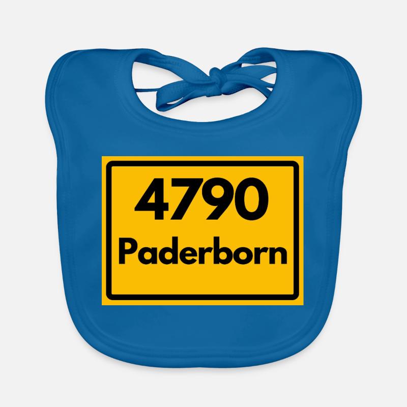 ANCIEN CODE POSTAL RETRO 4790 PADERBORN Bavoir bio Bébé