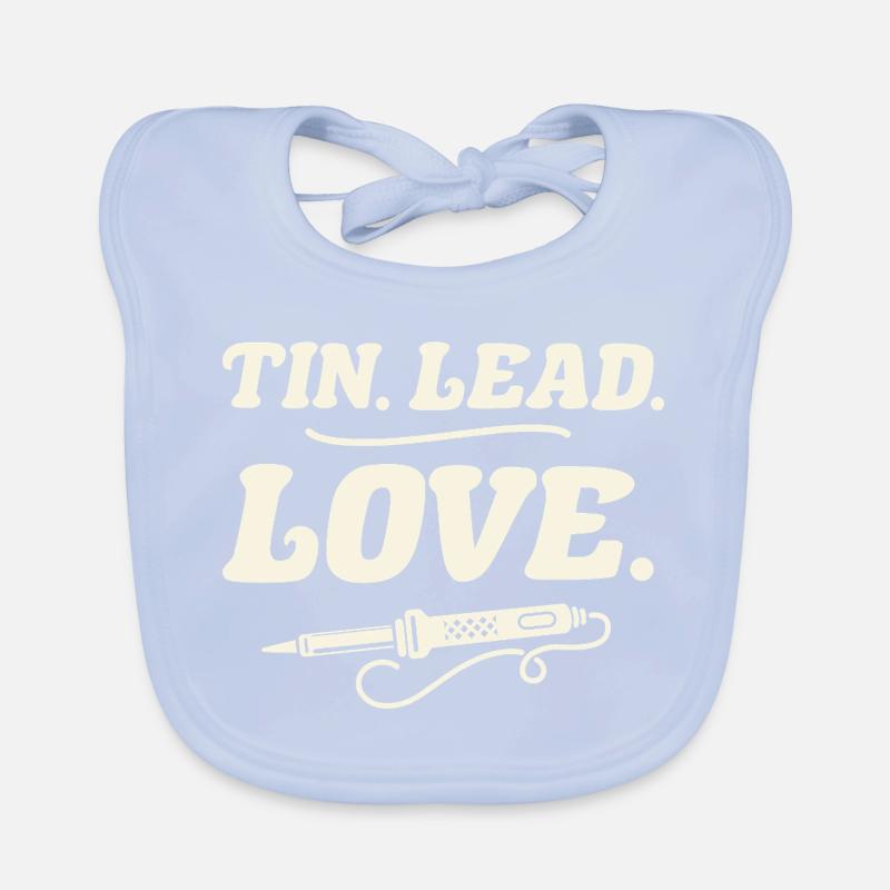 Soldering PCB Tin Lead Love Solder Electronics Organic Baby Bibs