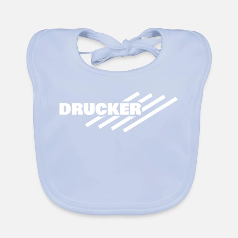 Beruf Drucker Baby Bio-Lätzchen