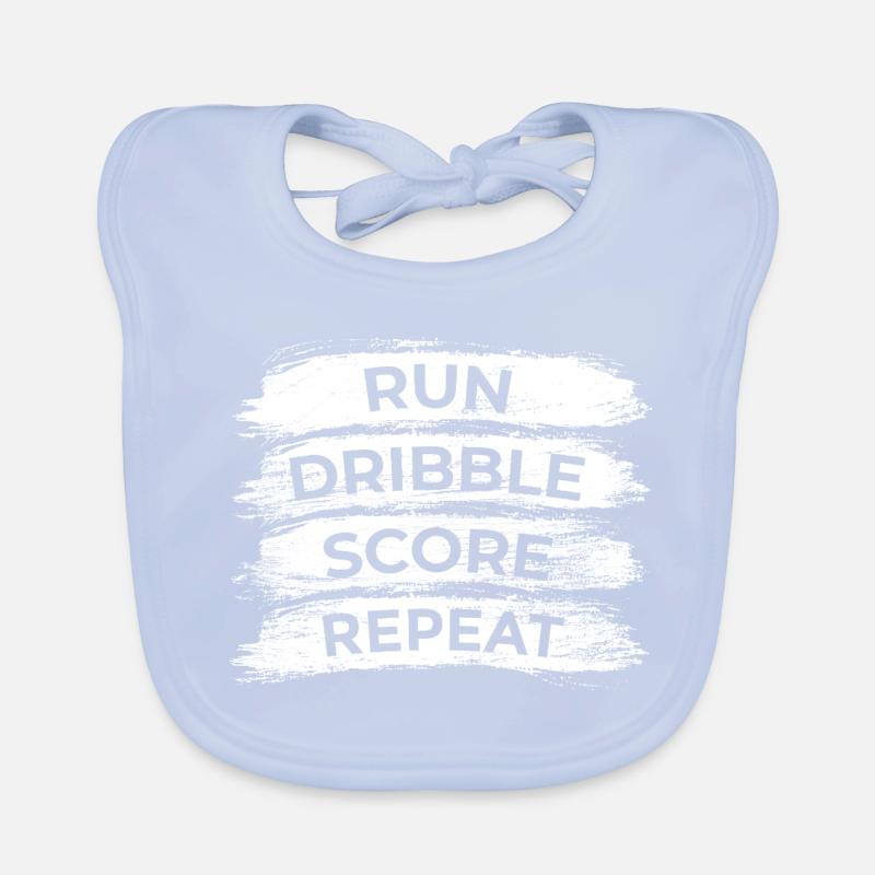 Courir, dribbler, marquer, répéter Bavoir bio Bébé