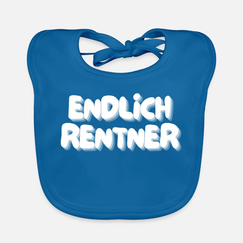 endlich rentner Baby Bio-Lätzchen