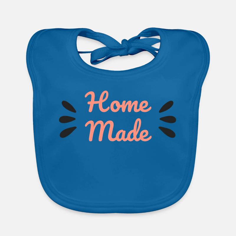 Home Made Script Minimalist Cooking Kitchen Organic Baby Bibs