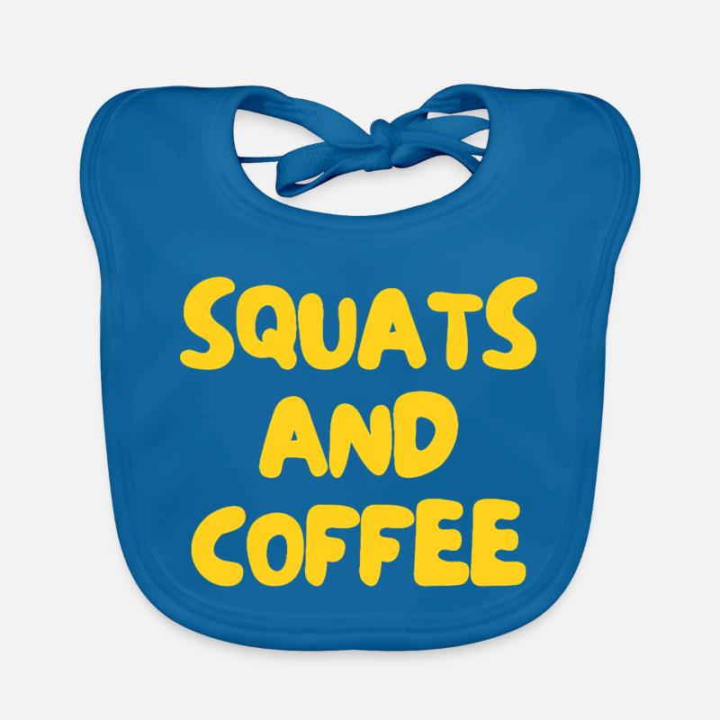 Squats et café Bavoir bio Bébé