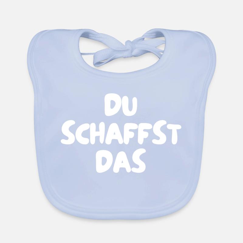 Du schaffst das Baby Bio-Lätzchen