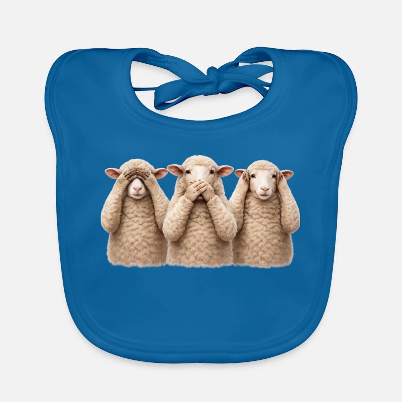 The Three Sheep Organic Baby Bibs