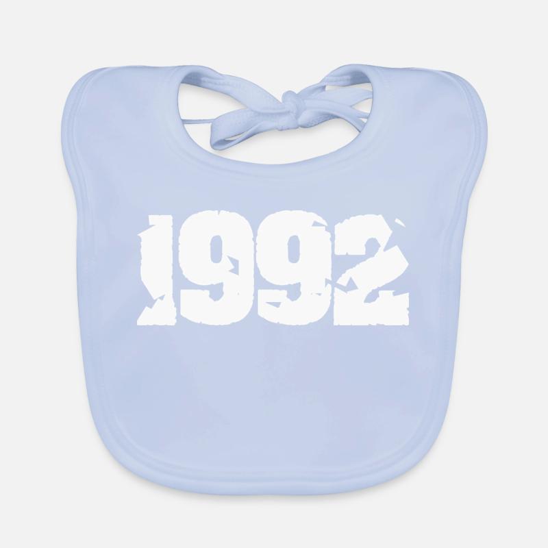 1992 Design rétro cassé Bavoir bio Bébé