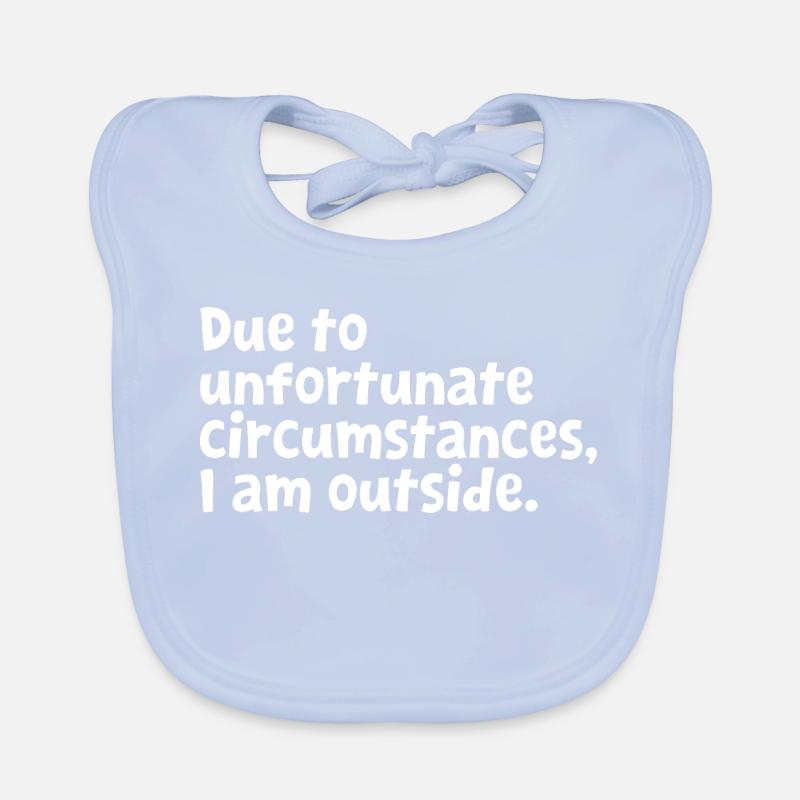 Lustiges introvertiertes Design – Sarkastischer Sarkasmus-Humor Baby Bio-Lätzchen