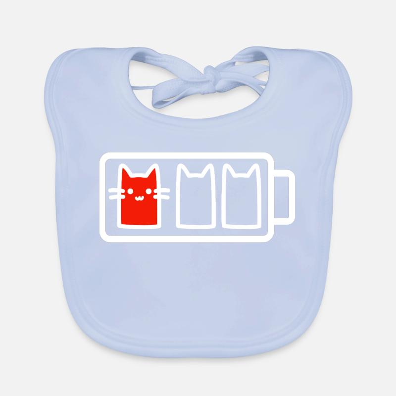 Cat à batterie faible Bavoir bio Bébé
