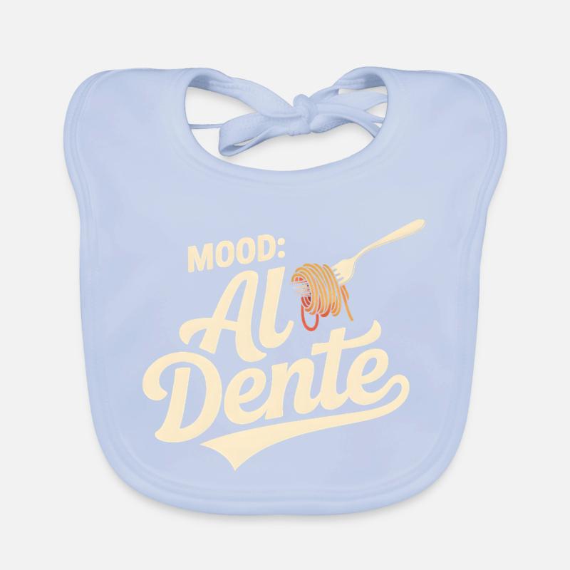 Al Dente Mood | Pasta Saying Organic Baby Bibs