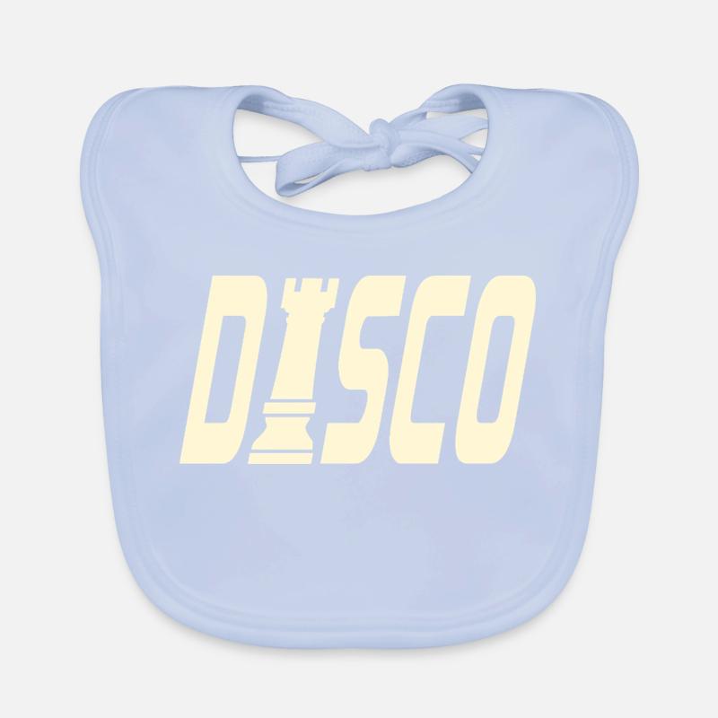 DISCO SCHACH TURM Baby Bio-Lätzchen