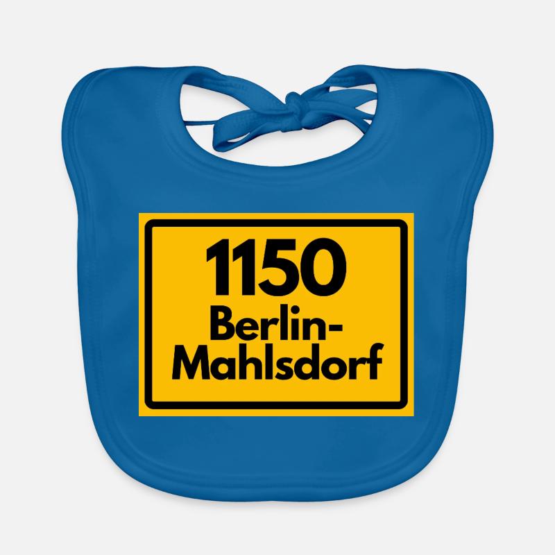 ALTE POSTLEITZAHL PLZ 1150 BERLIN MAHLSDORF HEIMAT Baby Bio-Lätzchen