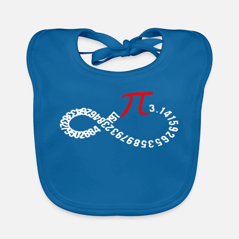 Infinité de Pi Digits Ouroboros Bavoir bio Bébé