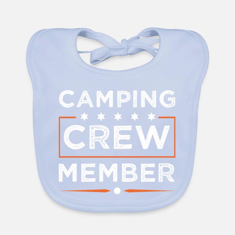Équipe de camping Bavoir bio Bébé
