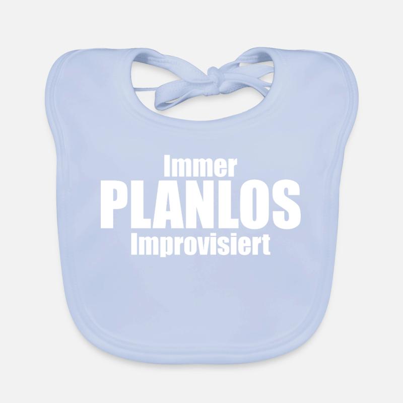 Immer PLANLOS Improvisiert Baby Bio-Lätzchen